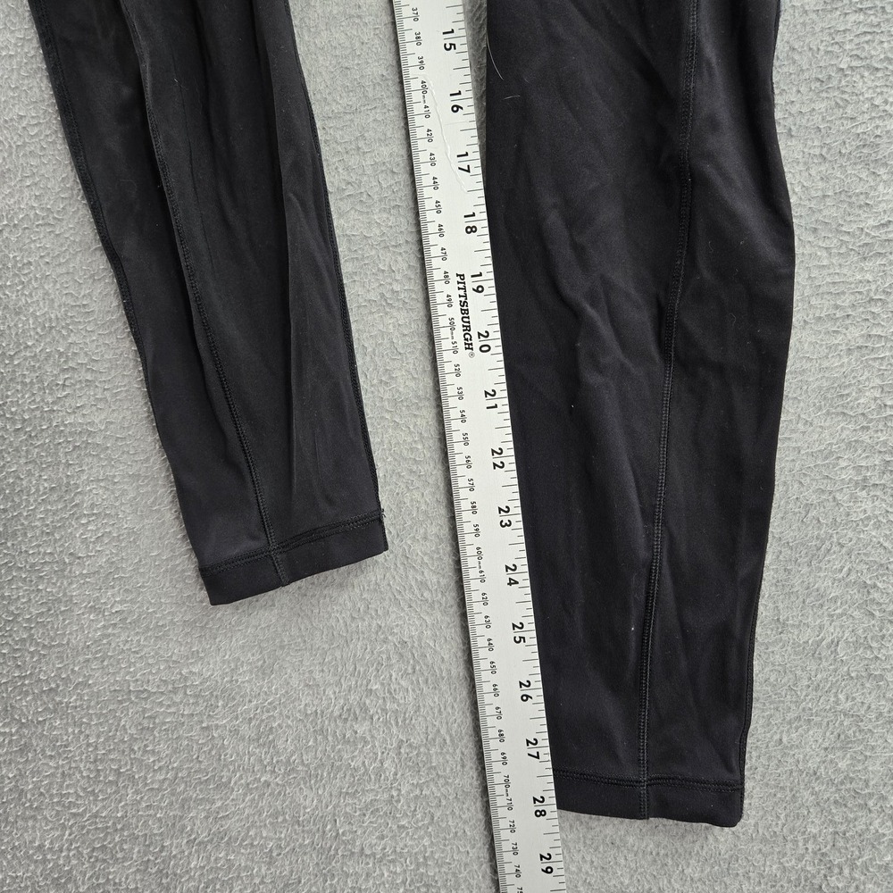 Lululemon Women Activewear Pants 4 Black Speed Up Yoga Legging Logo 28" Inseam - Picture 7 of 11